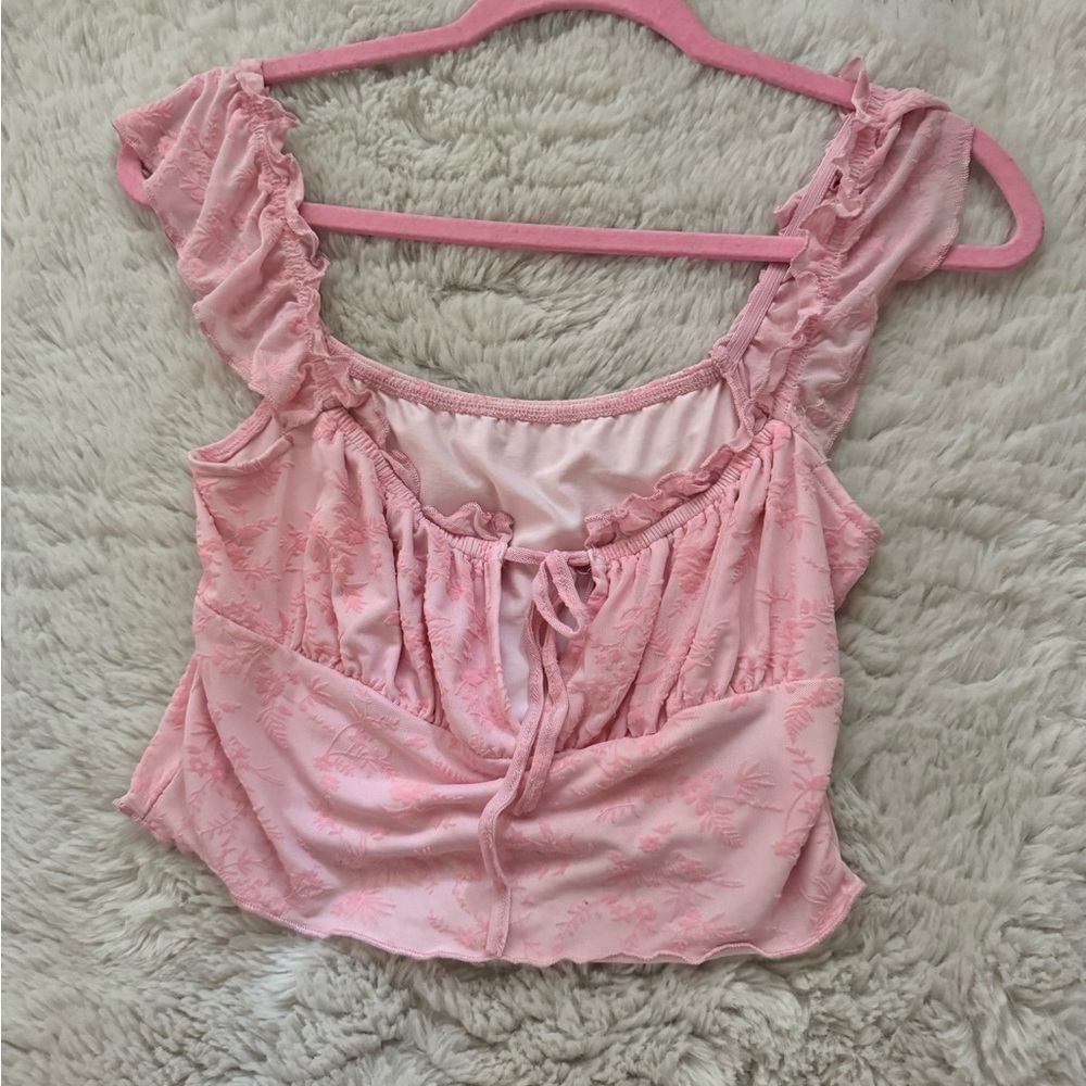 Pink SHEIN shirt- Size Large never worn